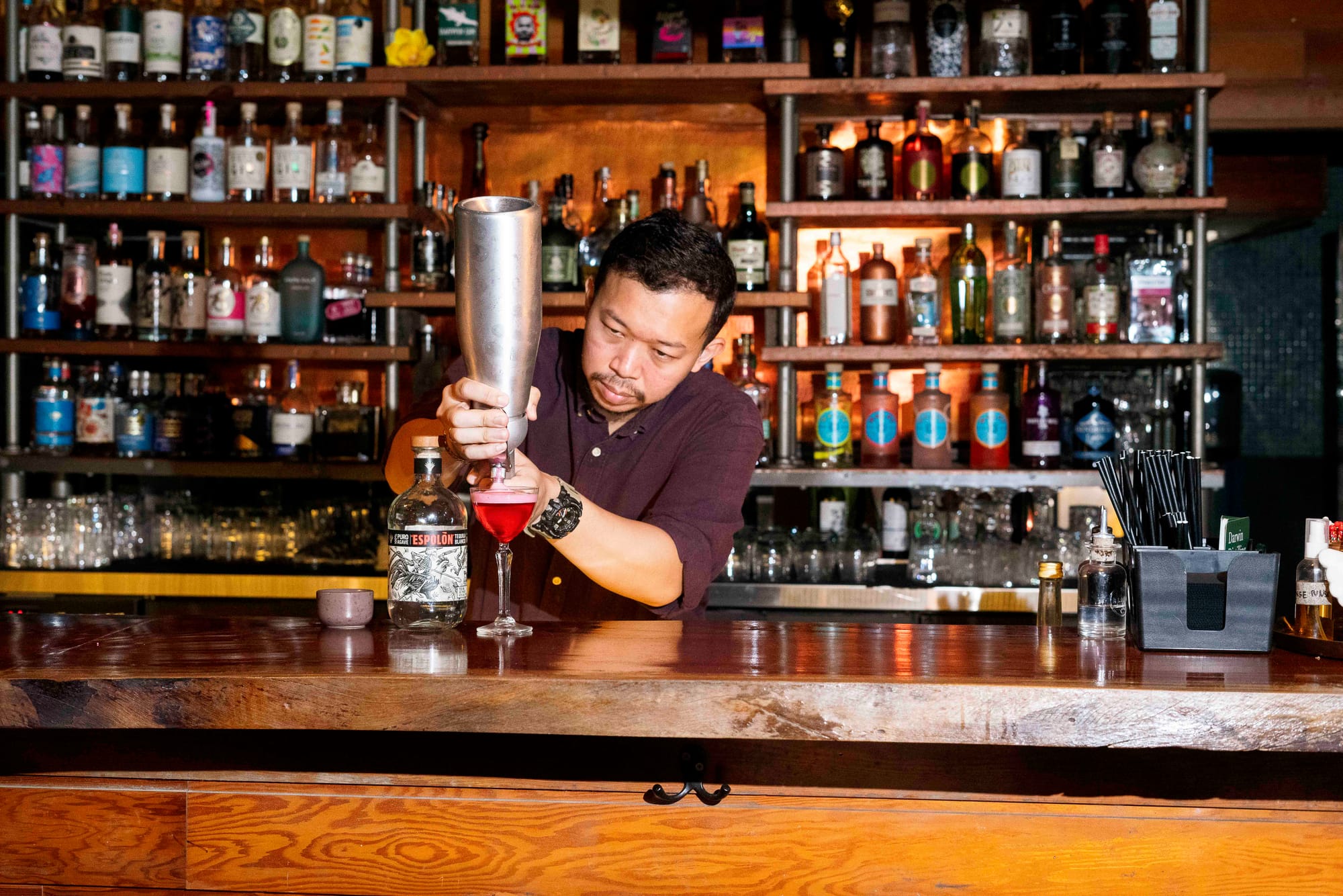 Christian King at Charlie's of Darwin. Photo: Boothby