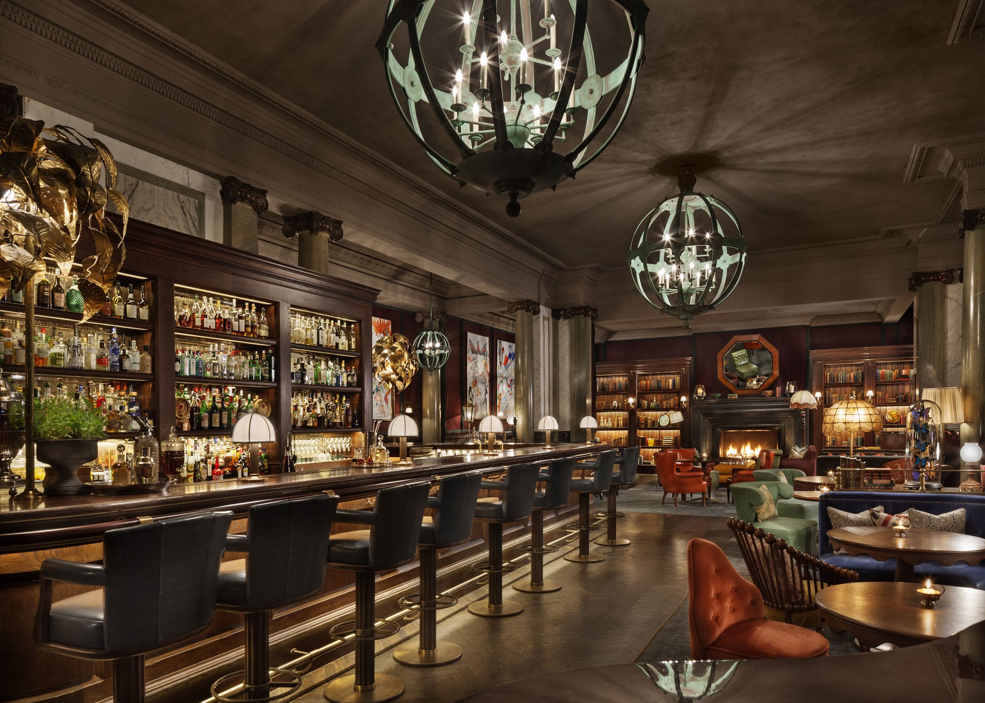 Scarfes Bar at the Rosewood in London. Photo: Supplied