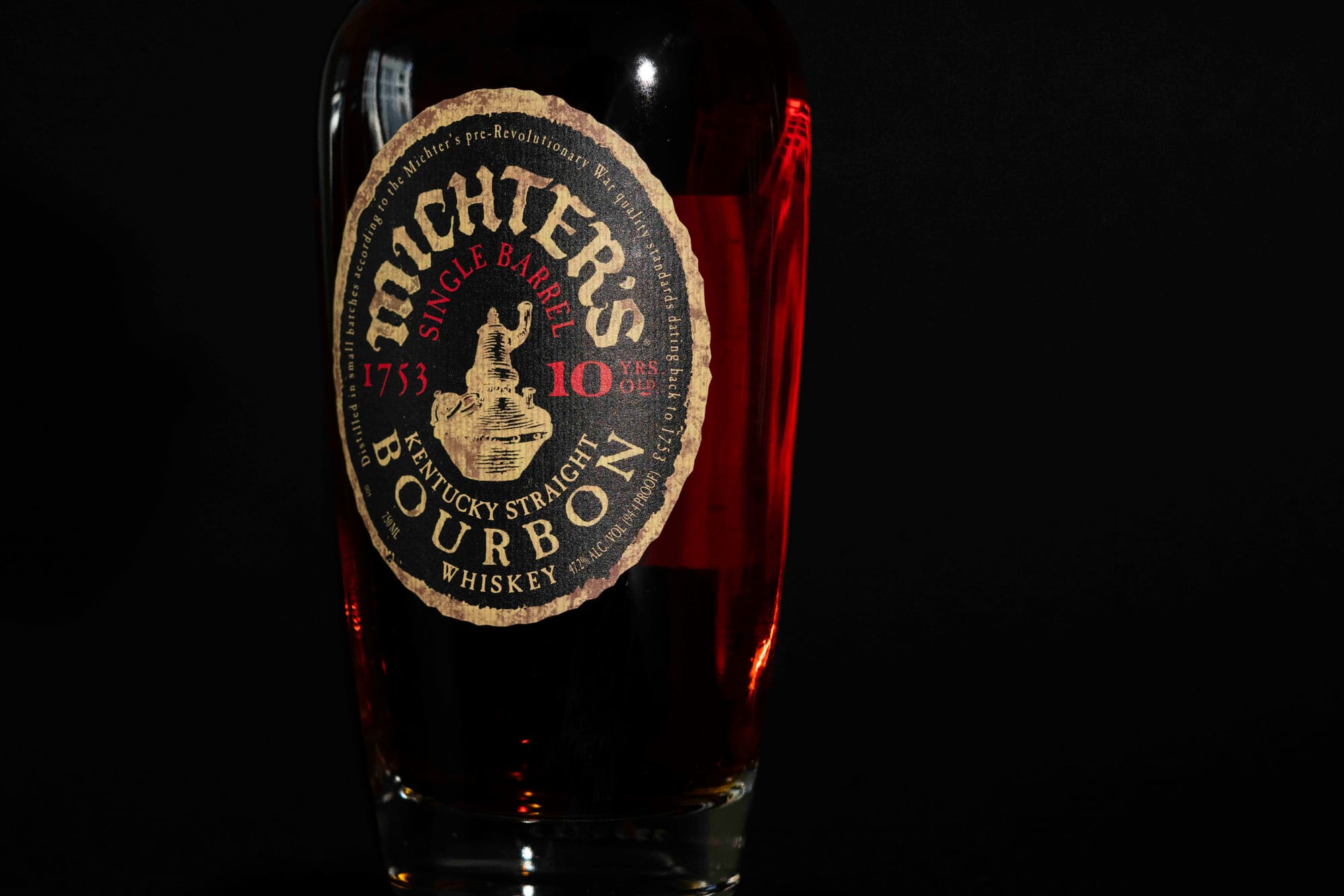 Michter’s 10 Years Old Single Barrel Kentucky Straight Bourbon Whiskey. Photo: Boothby