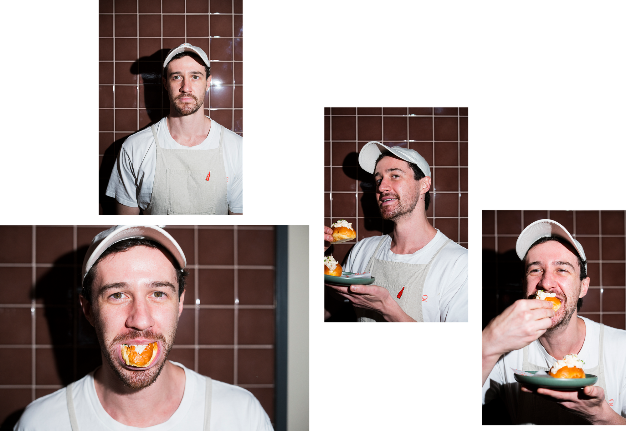 Banco owner Kurtis Bosley loves a lobster roll. Photo: Boothby