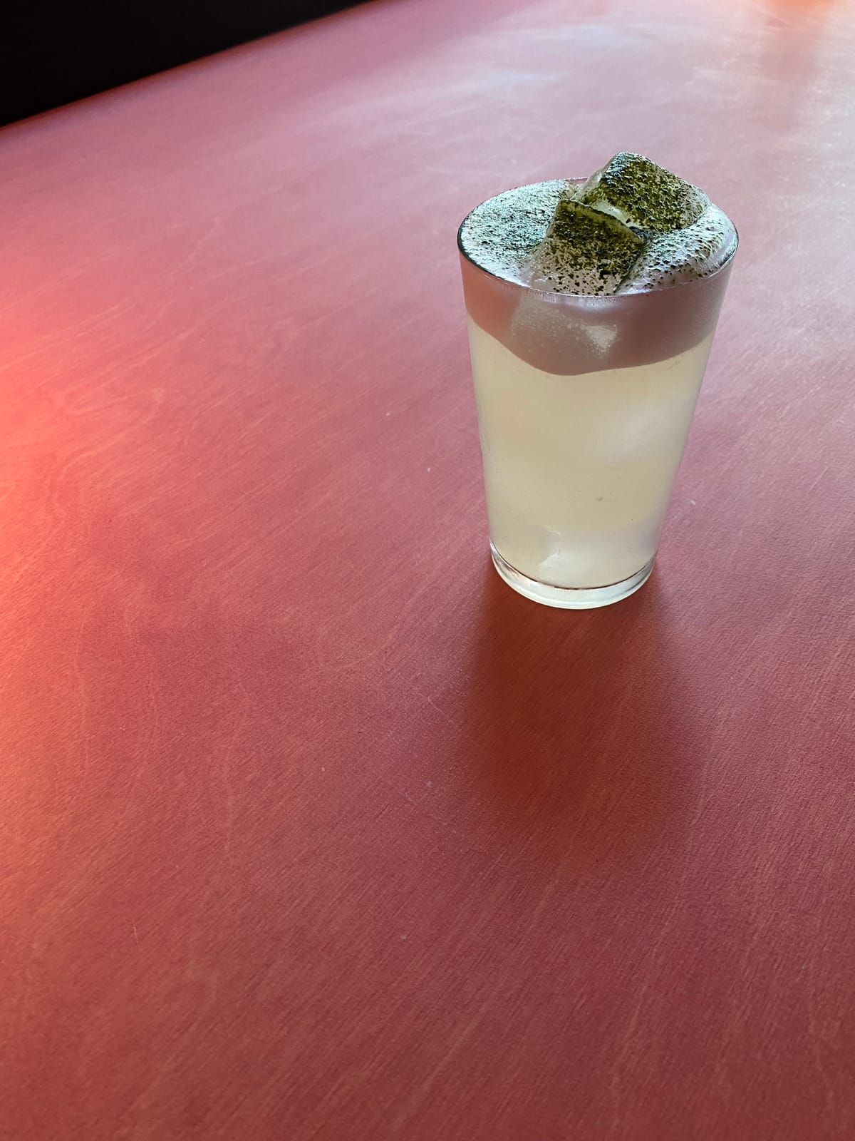 The Matcha Fizz from James Irvine is a drink we love