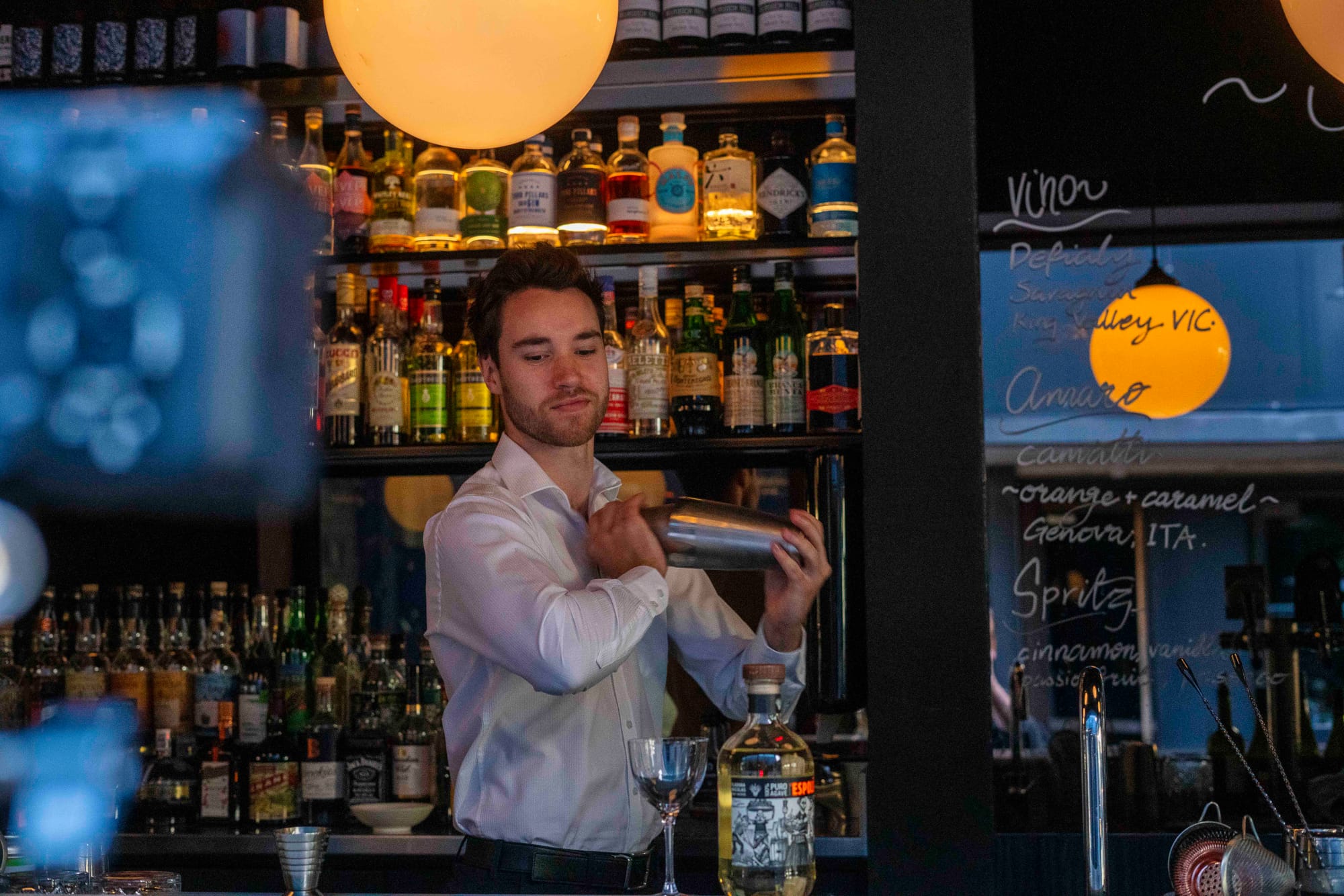 Callum McKay at Bar Brutus in Brisbane. Photo: Boothby