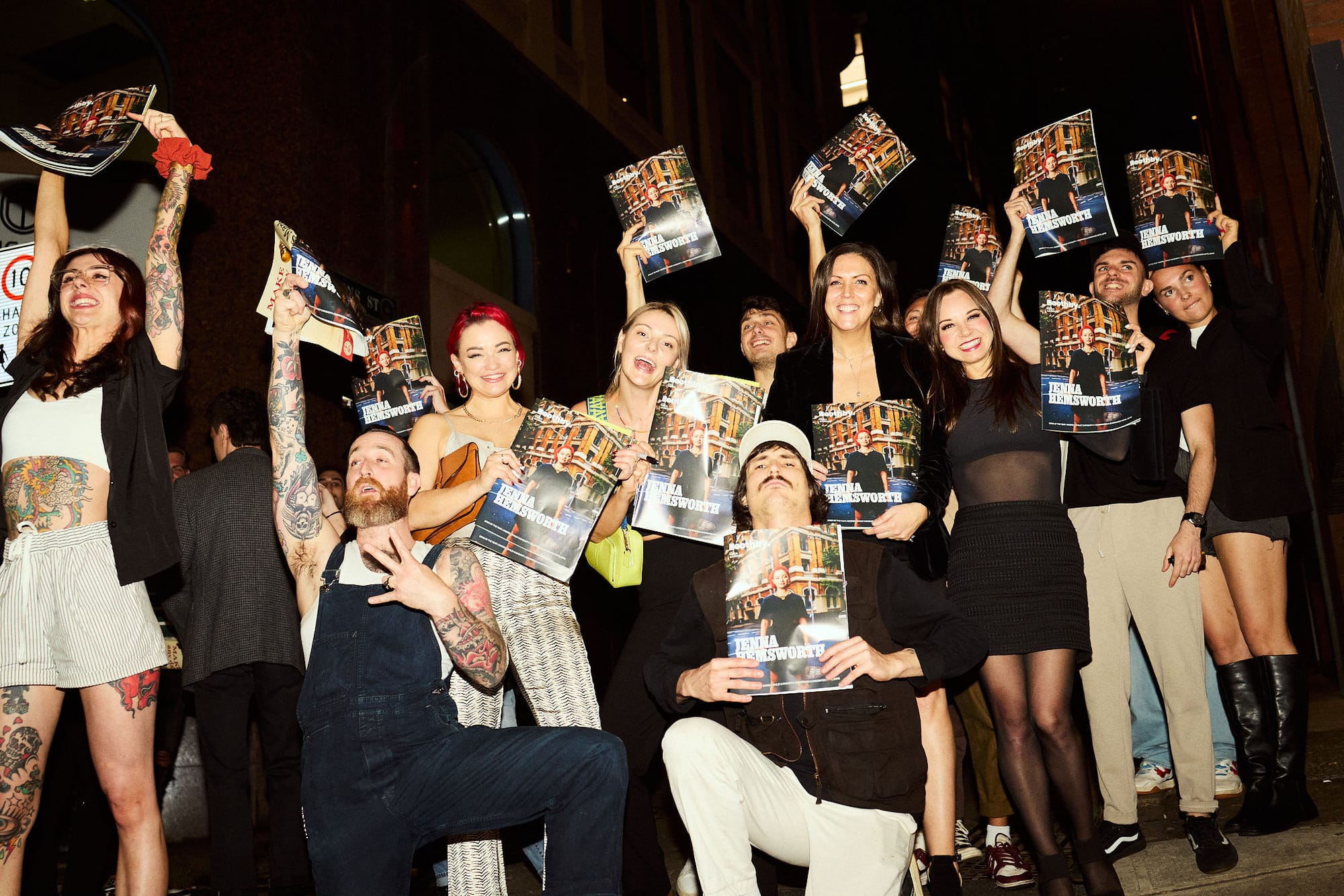 Monday night also saw the launch of issue one of Boothby magazine. Photo: Tom Yau