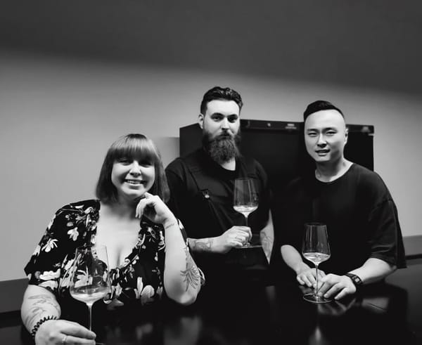 Amy Pope, Tim Pope, and Tony Huang are the owners behind soon to open bar, Par, in Melbourne. Photo: Supplied