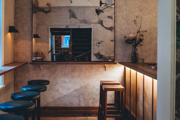 The bar at Caretaker's Cottage, Melbourne. Photo: Supplied