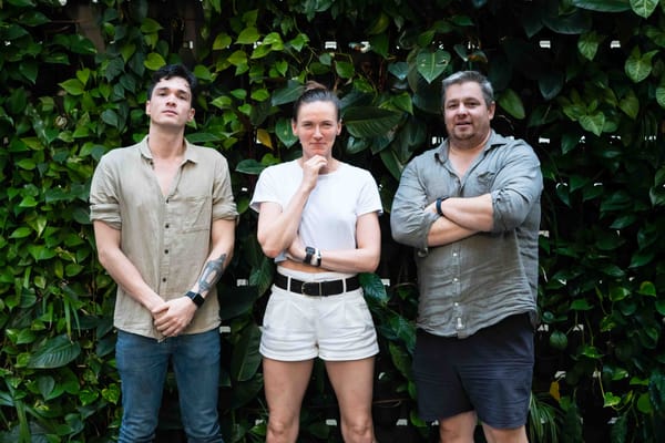 From left: Pablo Warner, Bonnie Shearston, and Andrew Hackworth. Photo: Boothby