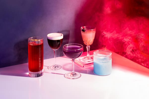 The drinks from Halogen on 28 HongKong Street's list. 