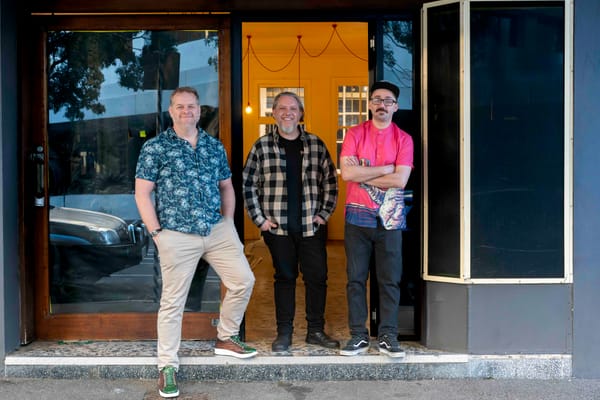 Barry Parade Public House owners Lachlan Henry, Dan Gregory, and Brennen Eaton. Photo: Boothby