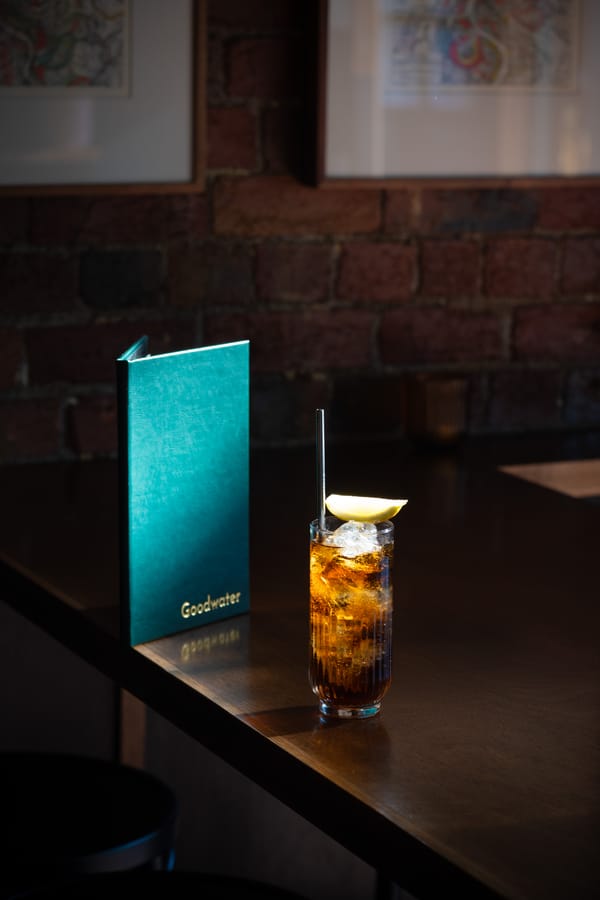 The Champagne Old Fashioned at Goodwater. Photo: Supplied